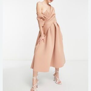 Asos off shoulder dress